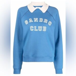 Sandro Iberia Sweatshirt in Blue